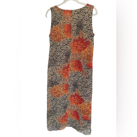 Virgo Floral Sleeveless Maxi Dress Size 14 - Picture 2 of 6